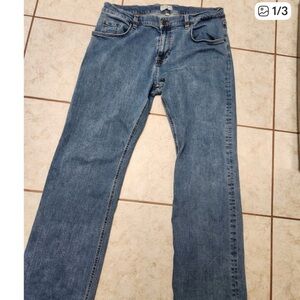 Tecovas Mens Straight Leg Jeans Medium Wash Blue Denim 38x32 Western Style